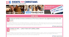 Desktop Screenshot of eventsforchristians.co.uk